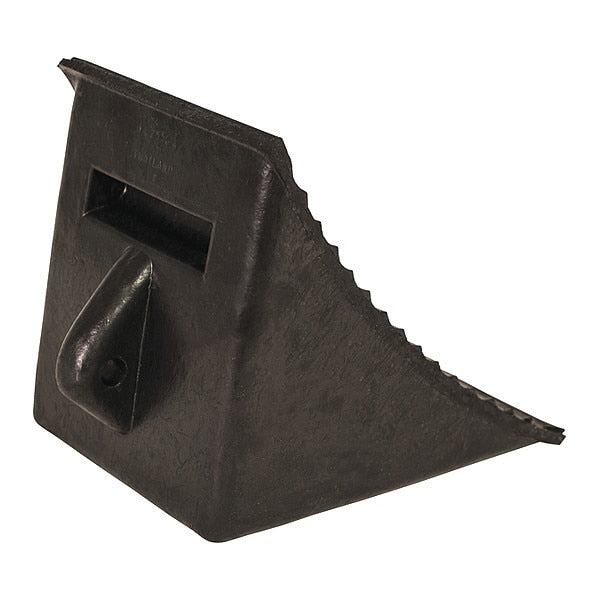 Rubber Wheel Chock with Molded-In Handle