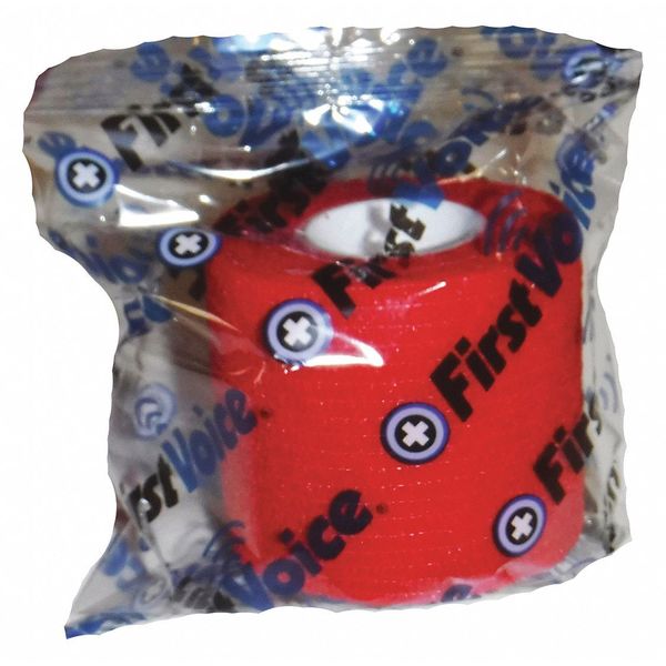 Cohesive Bandage, Red, 2
