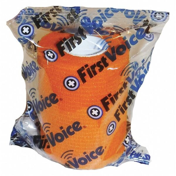 Cohesive Bandage, Orange, 3