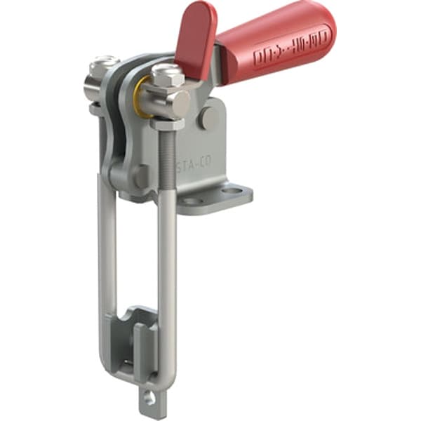 Latch Clamp, Vertical, SS, 500 Lbs, 1.91 In