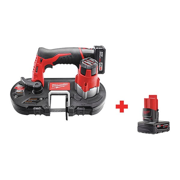 Portable Band Saw Kit, 12V DC, 27 in Blade Length