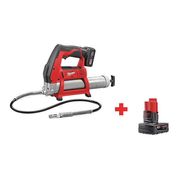 Cordless Grease Gun, w/Battery