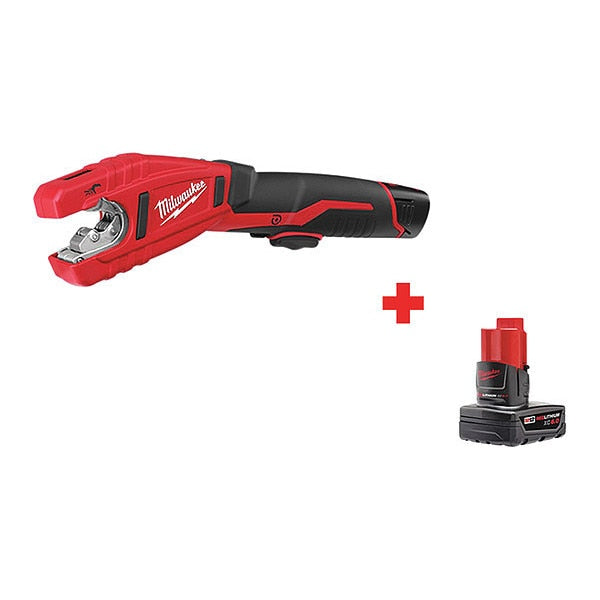 Cordless Tube Cutter Kit, 12.0V, No Load RPM: 500
