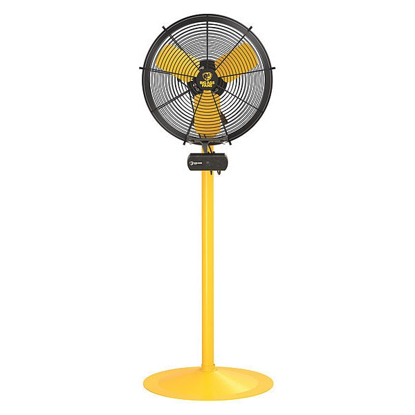 Standard-Duty Industrial Fan, Variable Speeds, Black