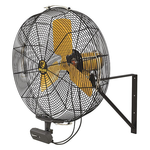 Standard-Duty Industrial Fan, Variable Speeds, Black