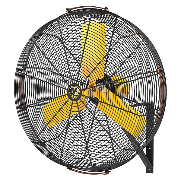 Standard-Duty Industrial Fan, Variable Speeds, Black