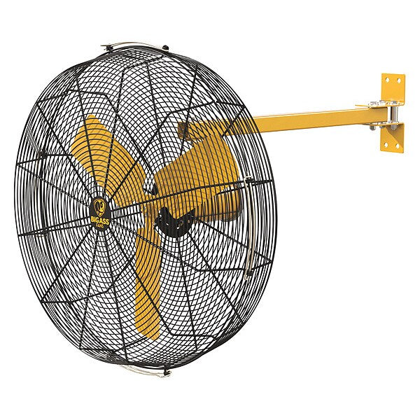 Standard-Duty Industrial Fan, Variable Speeds, Black