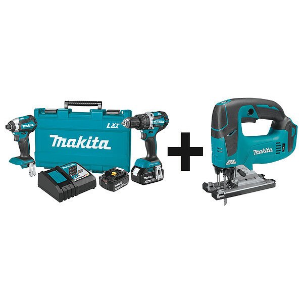 Cordless Combination Kit, 3 Tools, 18V DC