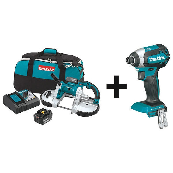 Cordless Combination Kit, 18V DC, 44 7/8 in Blade Length
