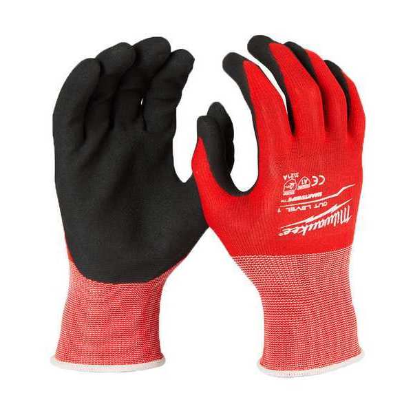Cut Level 1 Nitrile Dipped Gloves - 2X-Large (12 Pairs)