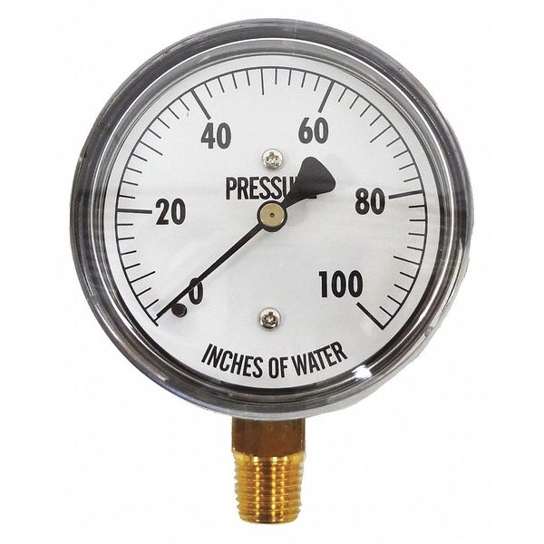 Low Pressure Gauge, Bottom, 100