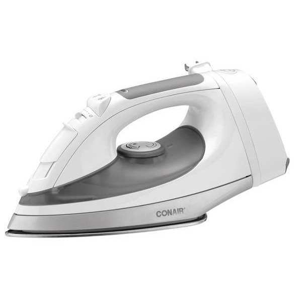 Iron, White, 8 ft. Retractable Cord
