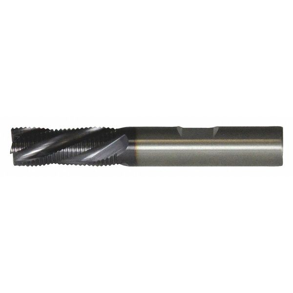 4-Flute Carbide HP Square Single Roughing End Mill CTD CEM-RS-TA TiAlN 1x1x1-1/2x4