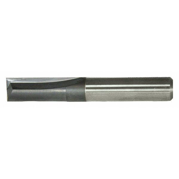 2-Flute Carbide Square Single End Straight Flut GP End Mil CTD CEM-SEST-2-TA TiAlN 1/8x1/8x1/2x1-1/2