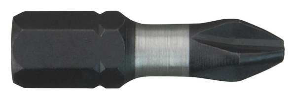 SHOCKWAVE 1 in Phillips #2 Impact Duty Power Bit, 250-Piece Pack