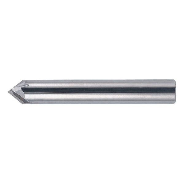 4-Flute Carbide Single End 82Â° Chamfer Tool CTD CEM-CH-4R Bright 1/4