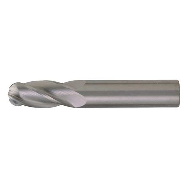 4-Flute Cabide Ball Single End GP End Mill Cleveland CEM-SE-4B-TA TiAlN 5/32x3/16x9/16x2