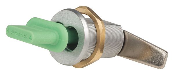 Interchangeable Core Keyed Cam Lock, Keyed Different, SFIC Key, For Material Thickness 1 1/4 in