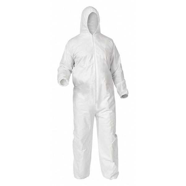 Dispos Covall Liq Parti Protect Hood WHT 5X 25/Cs