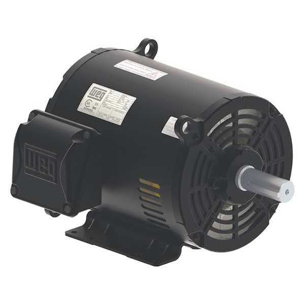 3-Phase General Purpose Motor, 15 HP, 254/6T Frame, 230/460V AC Voltage, 1,775 Nameplate RPM