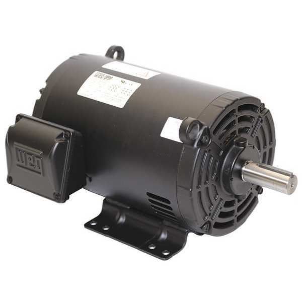 3-Phase General Purpose Motor, 5 HP, 182/4T Frame, 230/460V AC Voltage, 1,760 Nameplate RPM