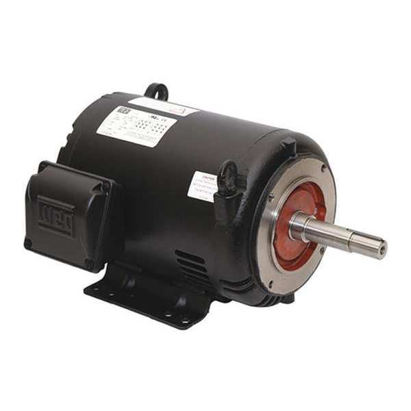Pump Motor, 7-1/2 HP, 3500,182/4JP, 8.67A
