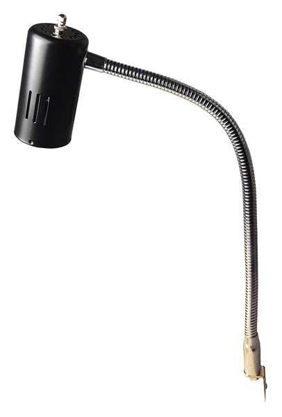 Task Light, LED, 6.5W, BLK, 18in, Gooseneck