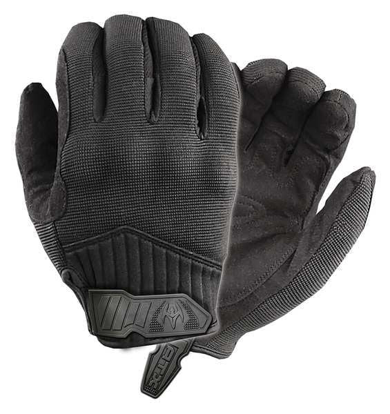 Tactical Glove, XL, Black, Nylon, PR
