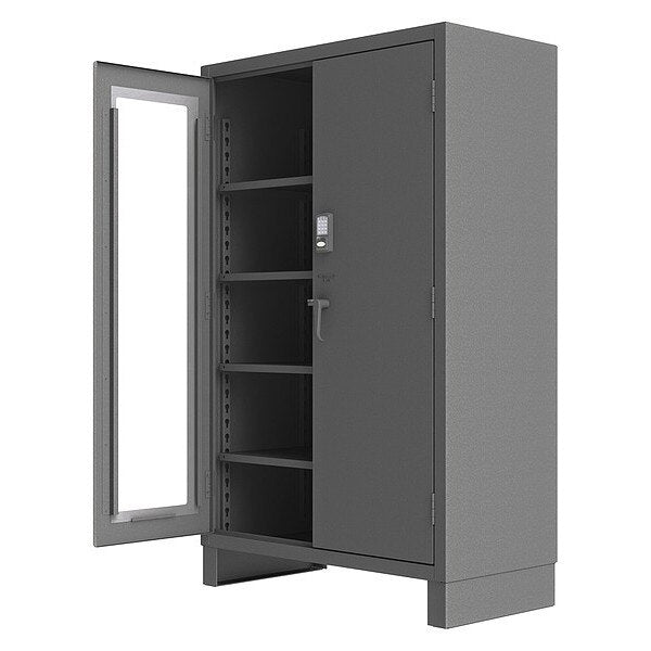 14 ga. ga. Steel Storage Cabinet, 48 in W, 78 in H, Stationary