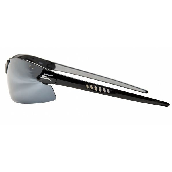 Safety Glasses, Wraparound Silver Mirror Polycarbonate Lens, Scratch-Resistant