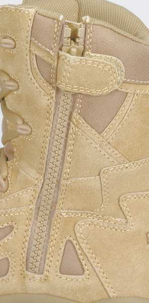 Military Boots, 11-1/2M, Mens, Plain, Tan, PR