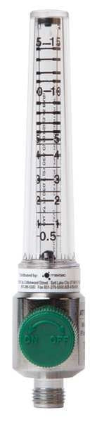 Flw Mtr w/Hand Tight Fittings, Up to15Lpm