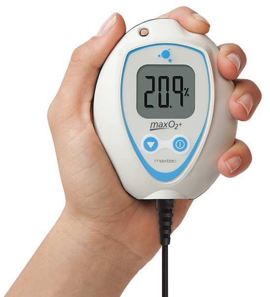 Oxygen Analyzer, 1-11/32 in. D, Ext Sensor
