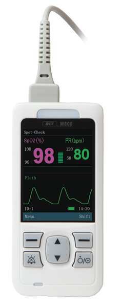 Pulse Oximeter, Auto Rotating Display