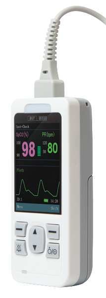 Pulse Oximeter with Cradle Medical, SpO2