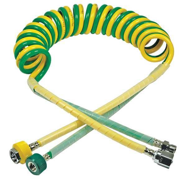 Dual Coil Hos, 15ft, DissFemHandTightn Air