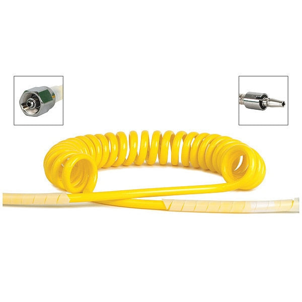 Single Coil Hose, Air Schrader Wall Conn