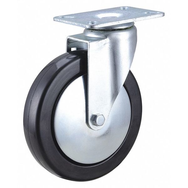 Swivel Plate Caster, Plate Type A, Delrin