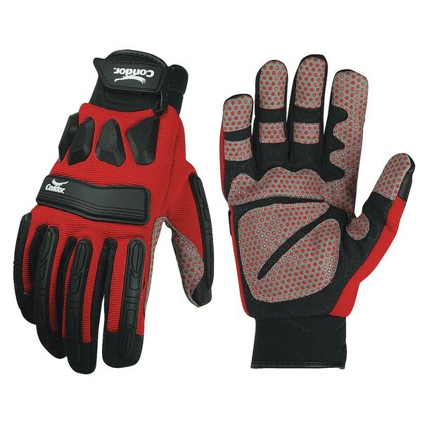 Cut Resistant Impact Coated Gloves, 3 Cut Level, PVC, 2XL, 1 PR