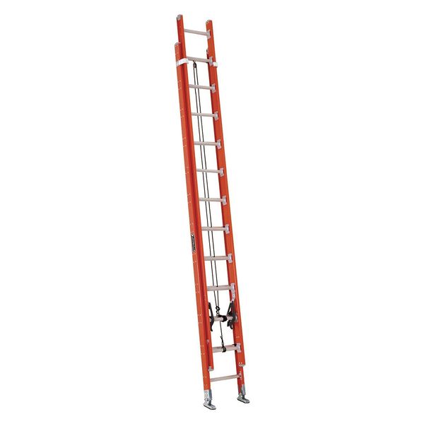 Fiberglass Extension Ladder, 300 lb Load Capacity