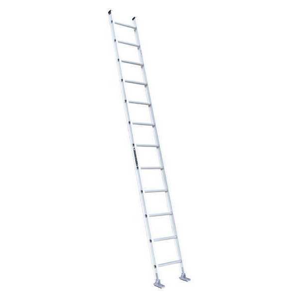 12 ft. Straight Ladder, Aluminum, 12 Steps, Natural Finish