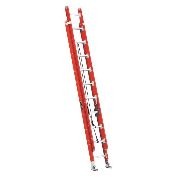 Fiberglass Extension Ladder, 300 lb Load Capacity