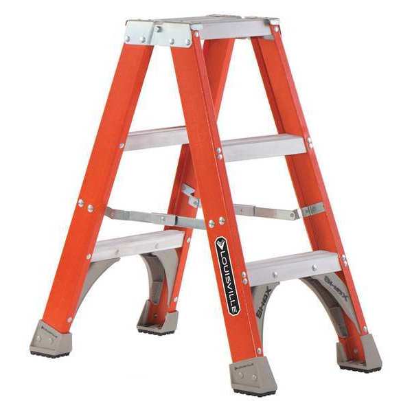 3 ft Fiberglass Twin Stepladder