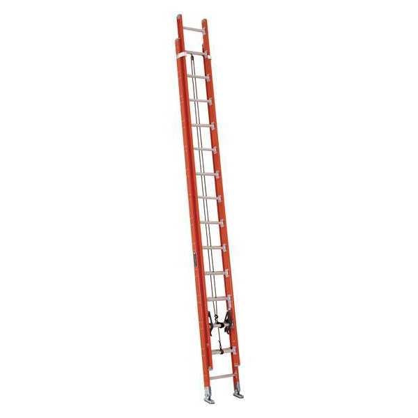 Fiberglass Extension Ladder, 300 lb Load Capacity