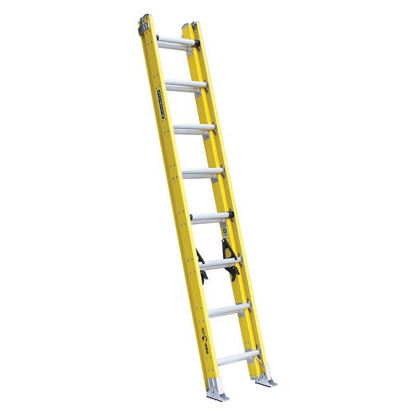 Fiberglass Extension Ladder, 375 lb Load Capacity