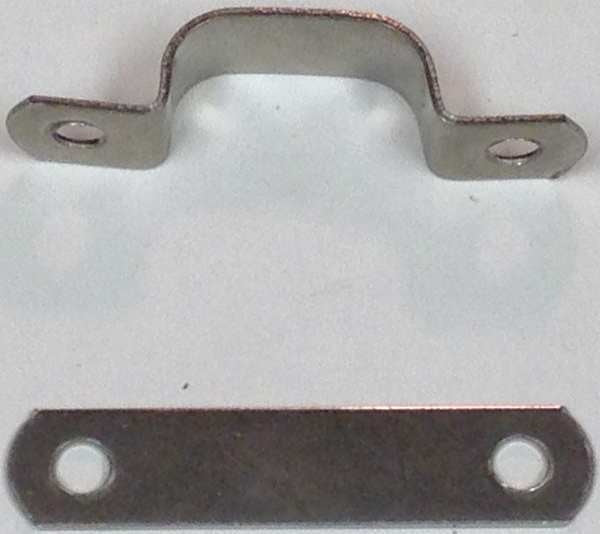 Tube Clamp, 5/8in., 2 lines, PK25