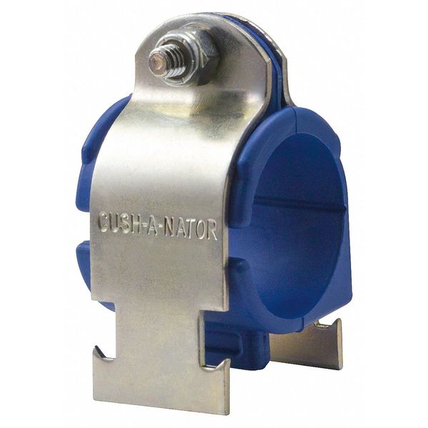 Cushioned Clamp, HT, 1/2 in. Pipe, 304SS