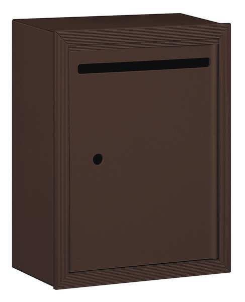 Letter Box, Bronze, Powder Coated, 1 Doors, Surface, Standard