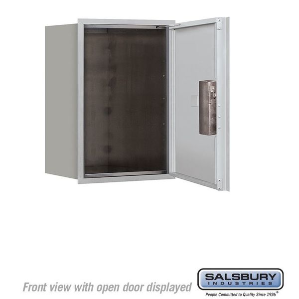 Horizontal Mailbox, Aluminum, Powder Coated, 1 Doors, Recessed, USPS