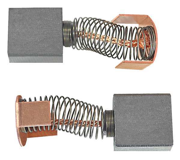 Motor Brush Set, 90VDC, 9/16 In. L, PK2